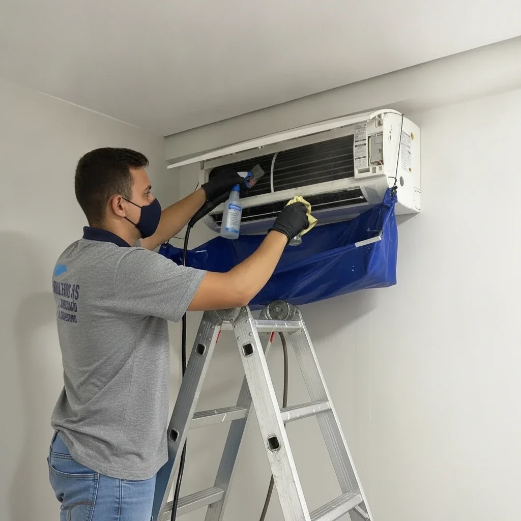 limpeza de ar condicionado split
