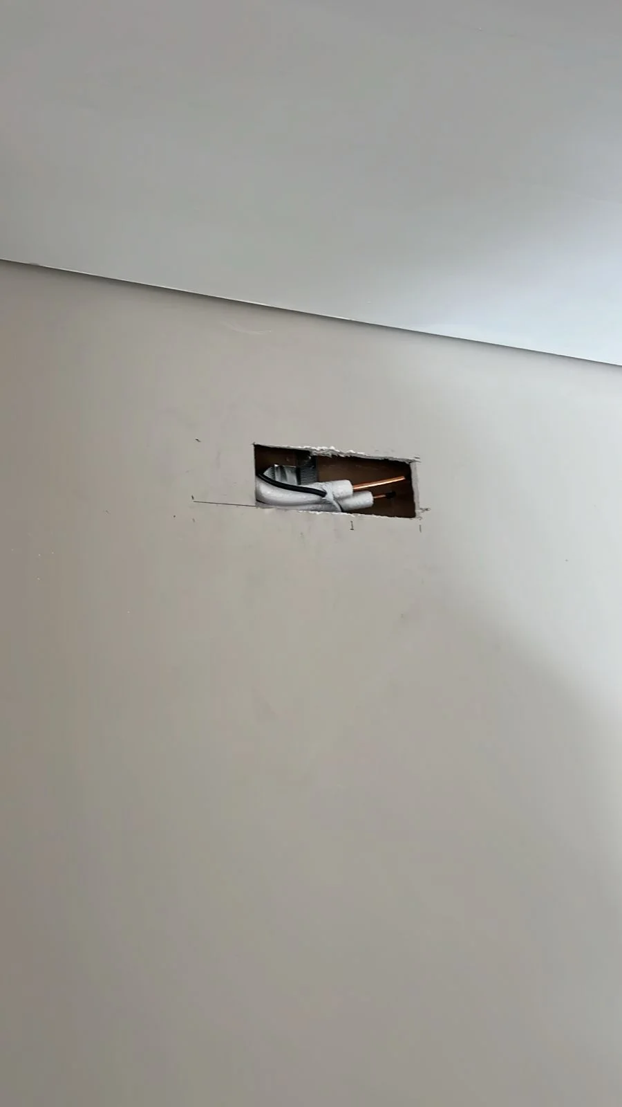 infraestrutura para ar condicionado split