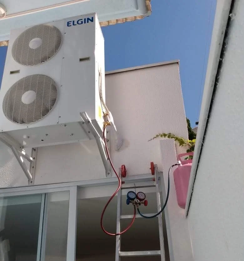 recarga de gás de ar condicionado